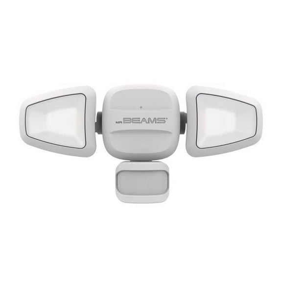 Motion-Sensing Battery Powered LED Security Light, White