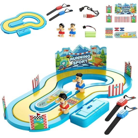 Motion-Sensing Racing Game - Parent Child Interactive System, Motion Controlled Board Toy, Physical Activity Entertainment, Family Bonding Experience For Children Boys(1Set)