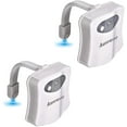 Motion Sensor Activated LED Toilet Bowl Night Light (2Pack)Motion