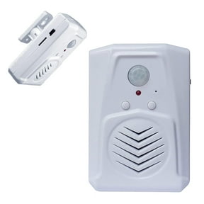 Motion Sensor Activated Sound Player Speaker with USB Cable, Download Your own MP3 Audio Files to Play Speech, Music (White)