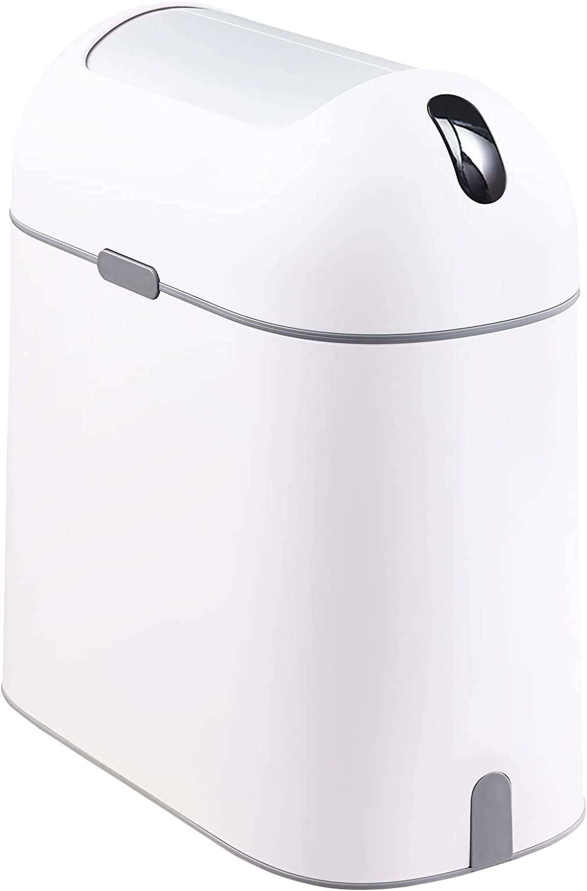 Motion Sensor Bathroom Trash Can, 2.5 Gallon Waterproof Trash Bin with ...