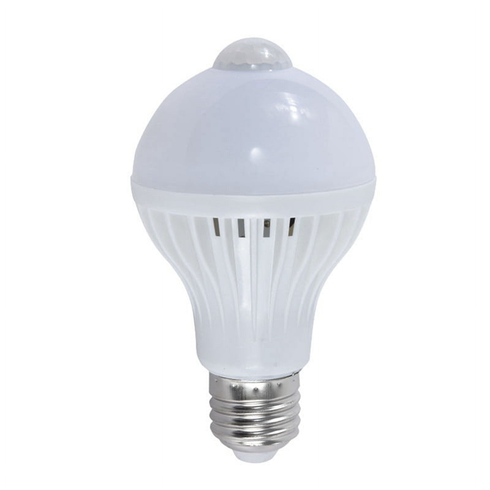 Motion Sensor Bulb Human Body Infrared Induction LED Light Bulbs Automatically Activated for Porches (5W)