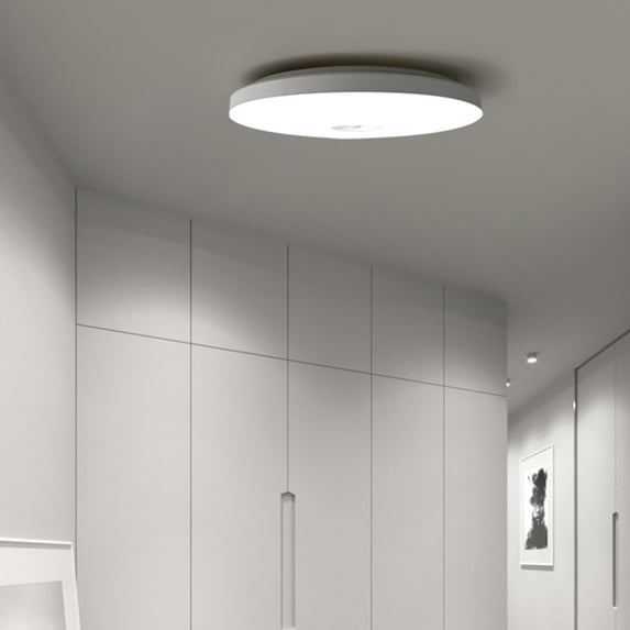 Motion Sensor Ceiling Light 12W LED Flush Mount Fixture 23/30CM for Closet Hallway Porch Laundry Garage Basement Lighting