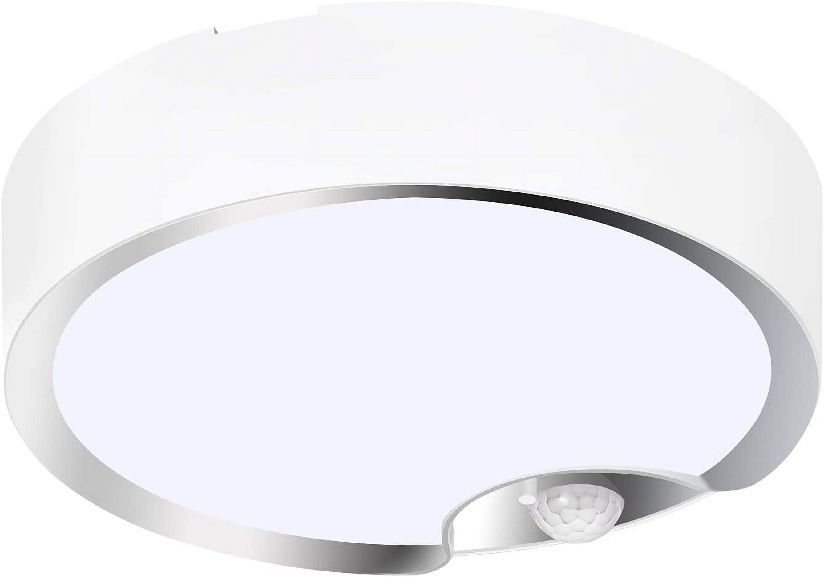Motion Sensor Ceiling Light Battery Operated Indoor/Outdoor LED Ceiling Lights for Closet Hallway Pantry Laundry Stairs Garage Bathroom Shower Porch Shed Wall 400LM Motion Activated Light