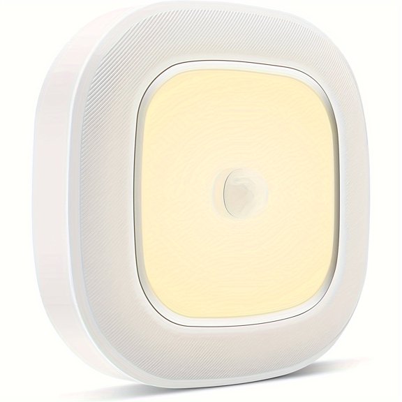 Motion Sensor Ceiling Light Battery Operated, Wireless Motion Activated LED Light 300LM White Indoor Lights for Closet Cordless Stair Hallway Bedroom Pantry Shed Shower Light