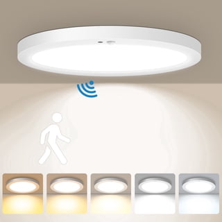 12 Inch LED Ceiling Light, Hard‑Wired 24W Selectable 2700‑5000K, Built‑in Sensor with Timer for Closet, Doorway, Hallway, Pantry