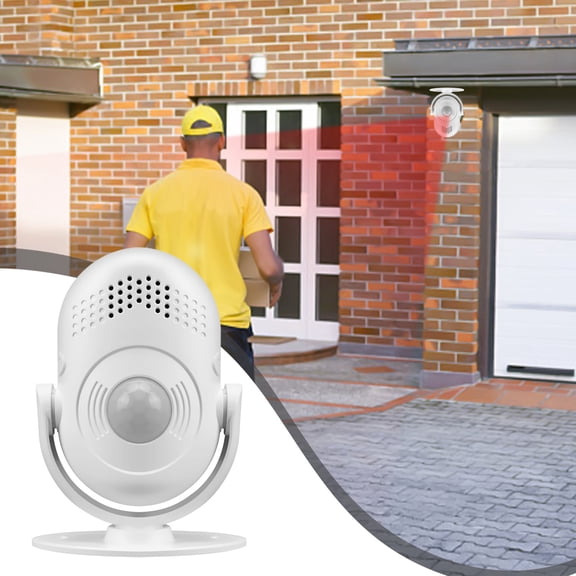 Motion Sensor Door Chime for Business, Commercial Wireless Doorbell, Retail Store Welcome Buzzer with 8m Detection Range