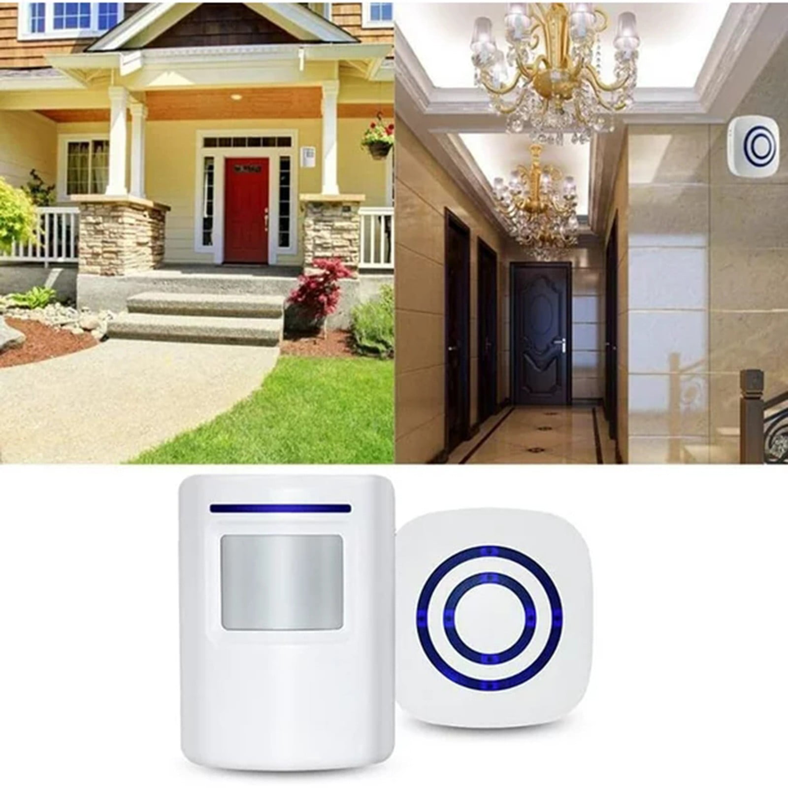 Motion Sensor Door Chime for Business Outdoor Doorbell Kit Wireless
