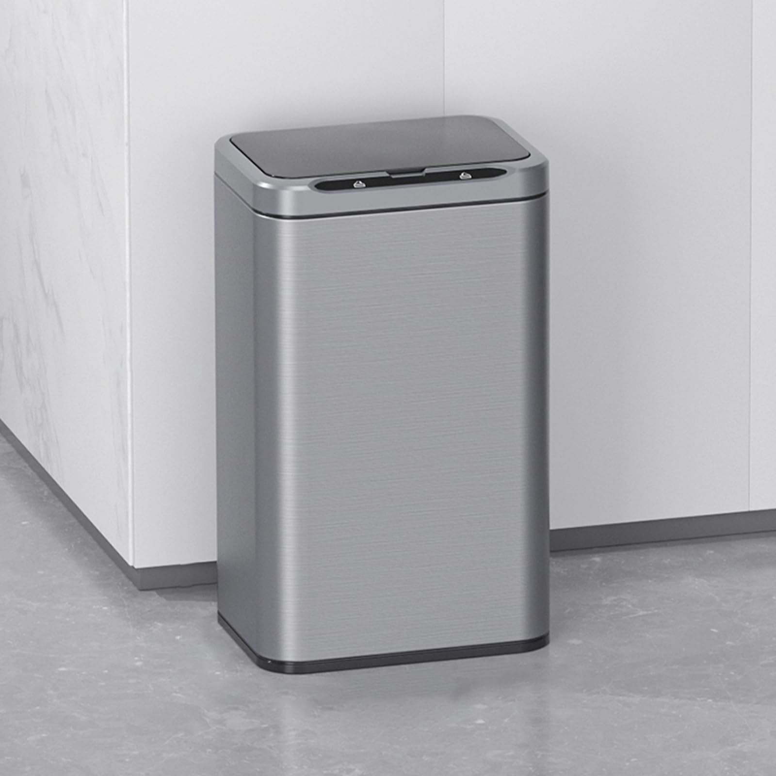Motion Sensor Garbage Can Stainless Steel Automatic Trash Bin Touchless ...