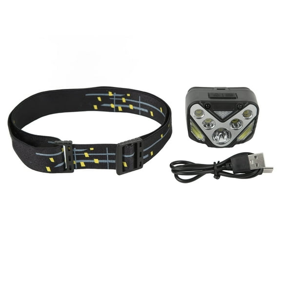 Sarapandan Motion Sensor Headlamp USB Rechargeable Smart LED Headlight Super Bright Head Mounted for Outdoor Running Hiking Fishing Sarapandan