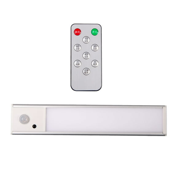 Motion Sensor LED Light Bar Rechargeable Cabinet Light, Magnetic Wireless Night Light with USB Charging and Human Body Detection, Closet Wardrobe Staircase Kitchen Cabinet Lighting