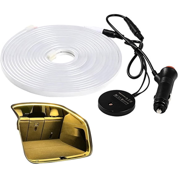 Motion Sensor LED Trunk Light Strip  Auto On/Off Car Interior Lamp for Trunk, Camping, Loading & Unloading  Efficient Automotive Lighting