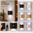 thumbnail image 1 of Motion Sensor LED Wall Light, Rechargeable Magnetic Mount Lamp with Auto On/Off, Cordless LED Night Light for Hallways & Stairs, Magnetic LED Light for Closets & Bathrooms, 1 of 4