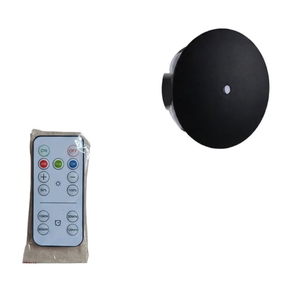Motion Sensor LED Wall Sconce, 360° Flower Petal Effect Indoor Wall Light with Remote, USB Rechargeable Dimmable Wall Lamp, Operated Night Light for Stairs, Bedroom, Living Room, Hallway, Corridor
