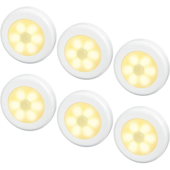 Motion Sensor Light, Cordless Battery-Powered LED Night Light, Stick-anywhere Indoors