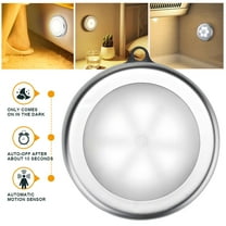 Motion Sensor Light Indoor, LED Night Light Closet Light, Under Cabinet Light, Ceiling Lights, AAA Baterry Operated Stick on LED Closet Light for Stair, Kitchen, Under Cainet, Cool White