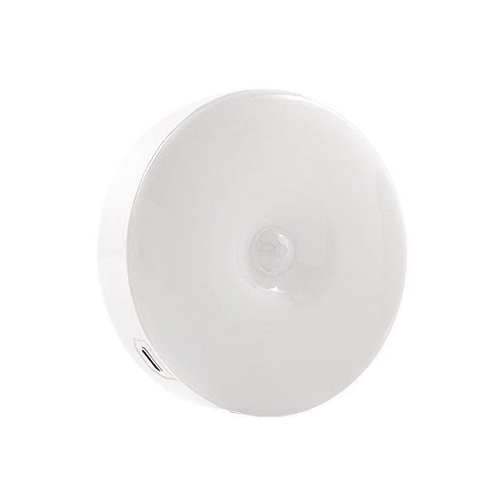 Motion Sensor Light Indoor, LED Night Light Closet Lights, Under Cabinet Battery Powered Ceiling Lights, AA Battery Operated Stick on Wireless Puck Lights for Wall, Step, Stair, Dimmable (5 Pack)