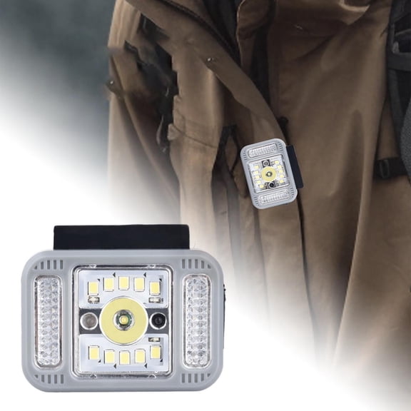 Motion Sensor Light for Outdoor Running - USB C Rechargeable LED Headlamp with Gesture Control 6 Modes Lightweight Aluminum Design for Hiking and Camping