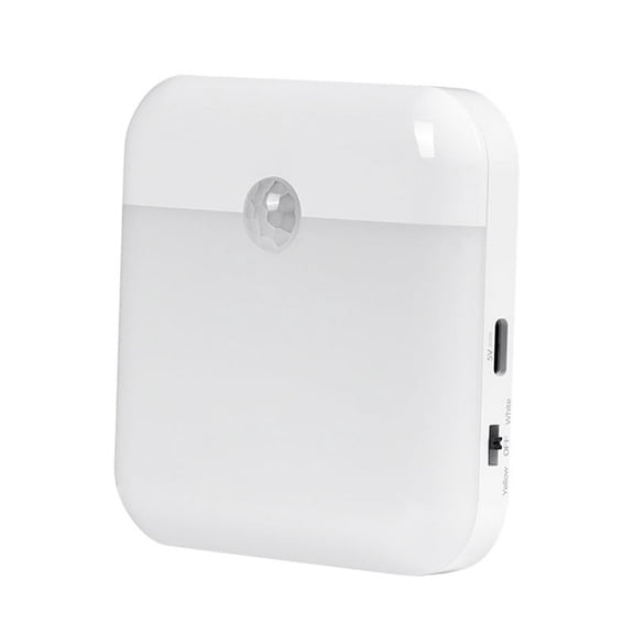Motion Sensor Light Rechargeable LED Lamp for Bedroom Kitchen Stair Hallway Wardrobe Cupboard Lighting,C