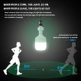 thumbnail image 1 of Motion Sensor Light Socket Adapter, Human Body Sensing for LED/CFL/Incandescent Bulbs, Auto-Extinguishes in 17 Seconds, Energy-Saving Light Control, 1 of 9