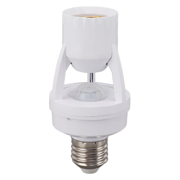 Motion Sensor Light Socket, E27 Motion Activated Light Bulb Holder Auto ...