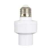 Motion Sensor Light Socket,E27 Screw in Light Bulb Holder Adapter Light Control Indoor Only,Auto On/Off Motion Activated Light Socket for Porch Basement Storage Room