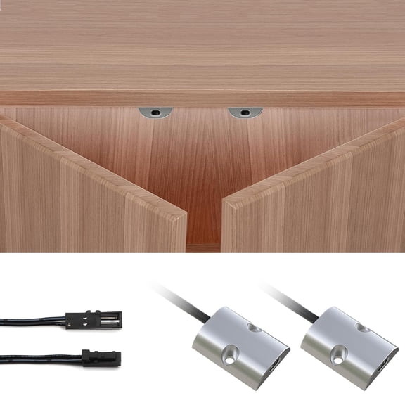 Motion Sensor Light Switch, IR Sensor Switch Door Activated Light Switch for Closet Light LED Strip Light and Under Cabinet Light with 12V JST Male and Female Connector (DC 12/24V 3A)
