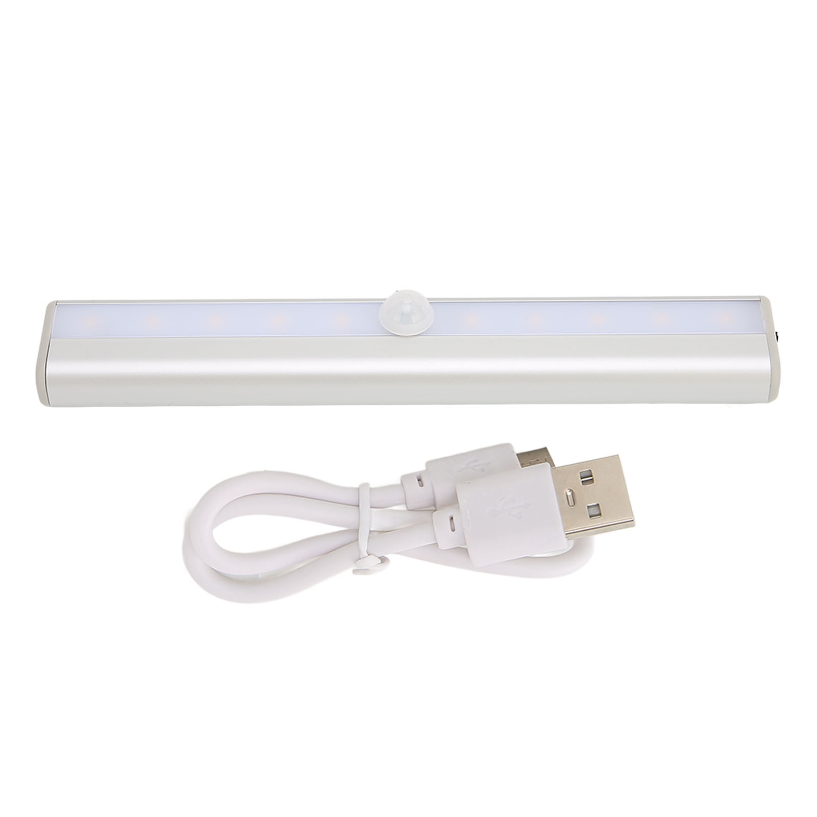 Motion Sensor Light Warm Light 10 LEDs Rechargeable Induction Night