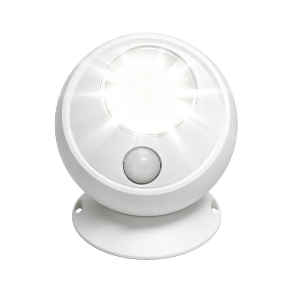 Kapsuen Motion Sensor Lights Outdoor - Battery Operated LED PIR Security Light, Wireless Spotlight for Porch Garden Stair Pathway Driveway(White)