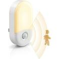 thumbnail image 1 of Motion Sensor Night Light, 2Pack, Motion Activated Night Light, Night Lights Plug into Wall Motion Sensor, 3000K Warm White, Adjustable Brightness 30/60LM, for Kids Adults Bathroom Bedroom, 1 of 4