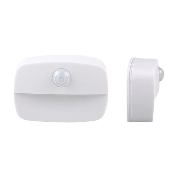 Motion Sensor Night Light Battery Operated Wireless Step Light Warm & Cool White Led Light for Stairs Hallway Bedroom Bathroom