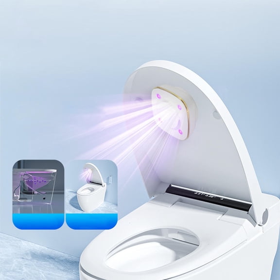 Motion Sensor Night Light Indoor,Smart Toilet Lid UV Light ,LED Toilet Light With Aromatherapy Toilet Easy-to-Install For Boys Men Bathrooms And Bathrooms Decor