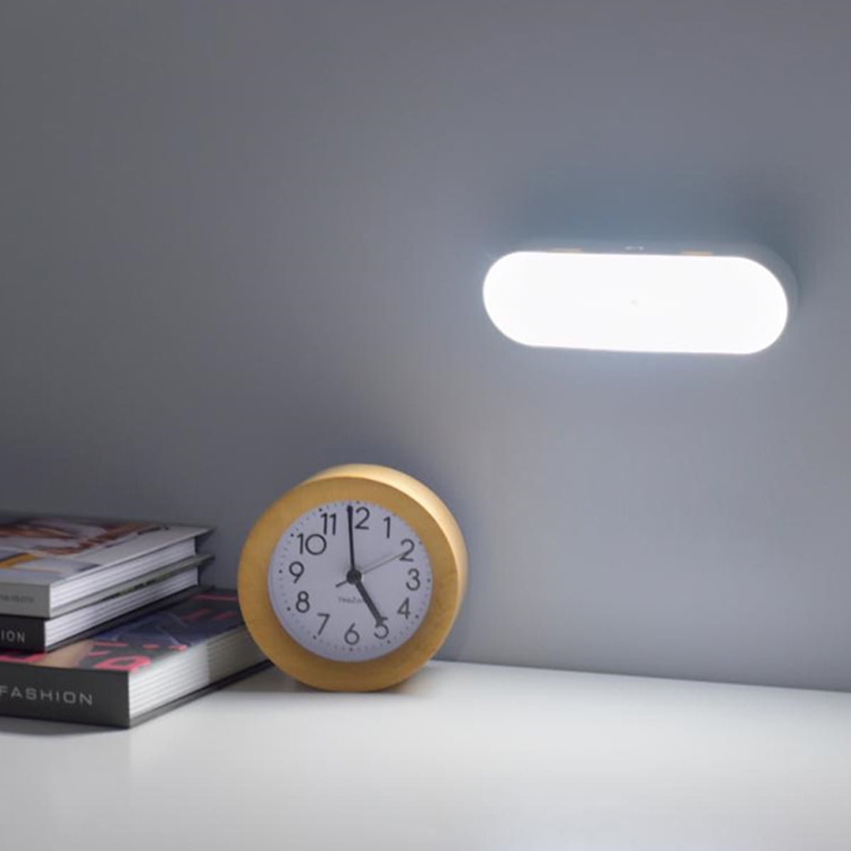 Motion Sensor Night Light LED Wardrobe Lamp 4500mAh USB Rechargeable