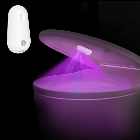 Motion Sensor Night Light – RGB Toilet Light, Rechargeable Bathroom Decor Night Lamp(1pc)