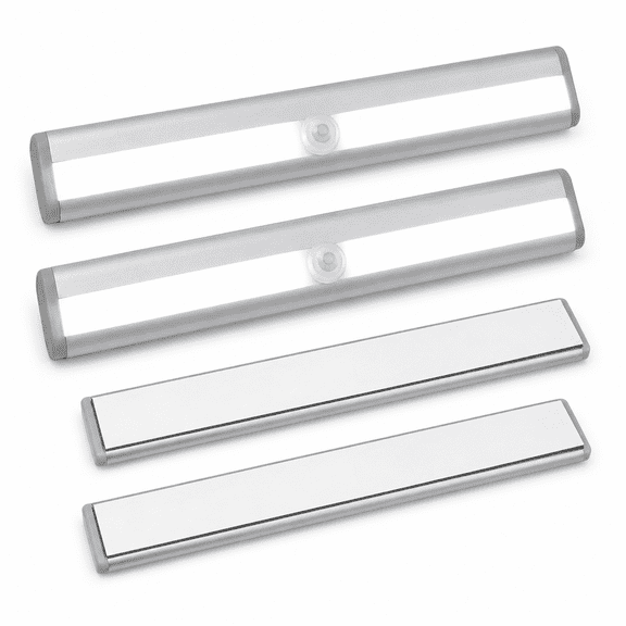 Motion Sensor Night Lights,Battery Operated 10 LED Light Strips for Motorhome,RV,Camper,Travel Trailer,Closet, Hallway & Under Cabinet Lighting 2 Pack