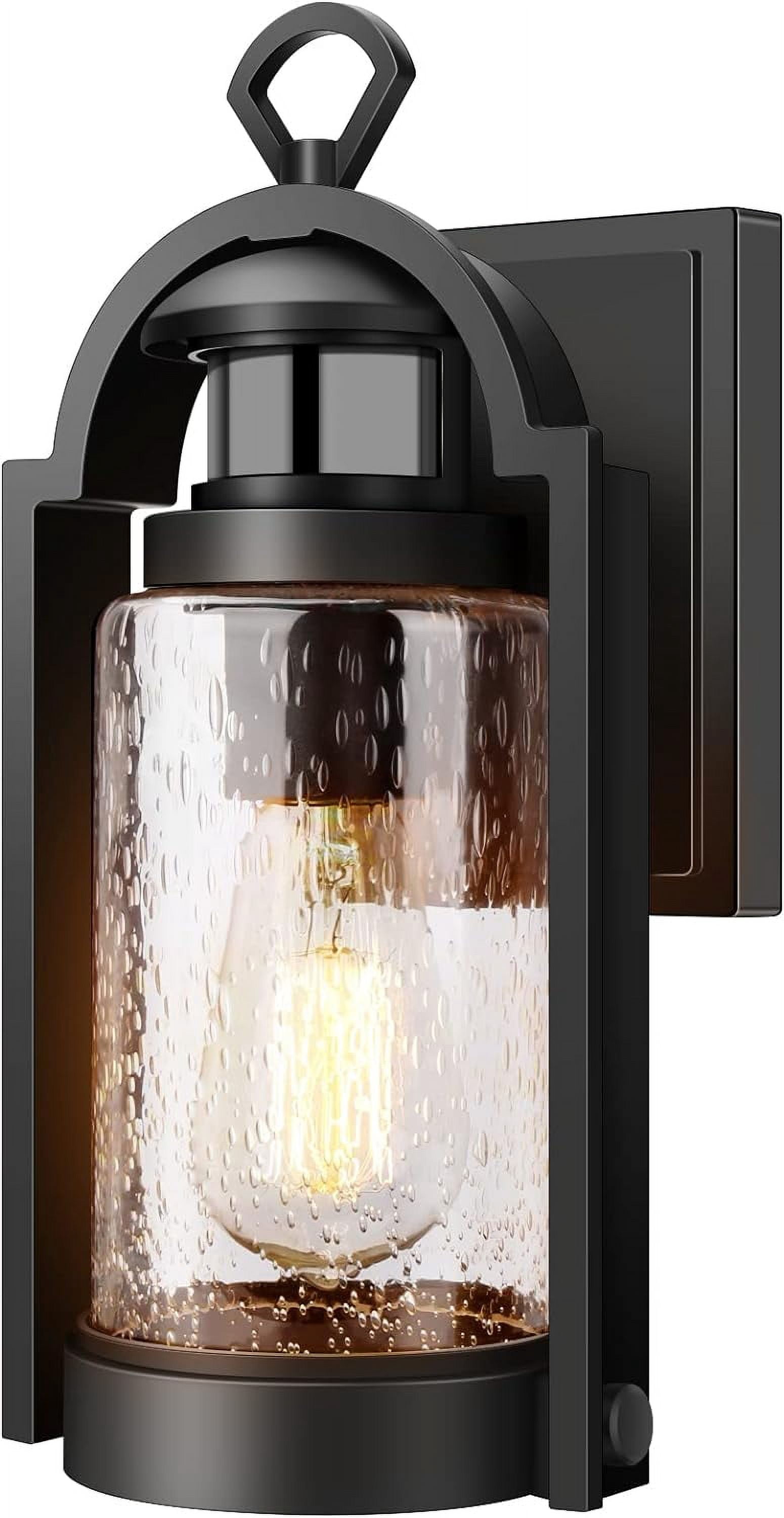 Motion Sensor Outdoor Lights, 3 Lighting Modes Porch Light Fixture