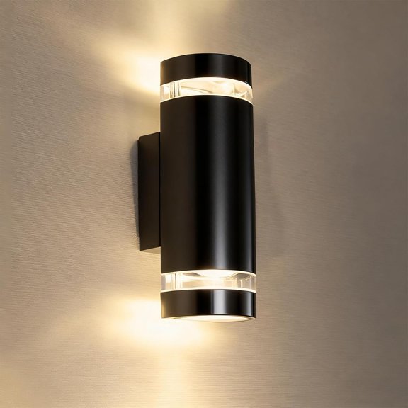 Motion Sensor Outdoor Wall Lights, Aluminum Wall Sconce Outside Lights for House,Up and Down Wall Mount Light Fixture for Garage, Porch, Doorway
