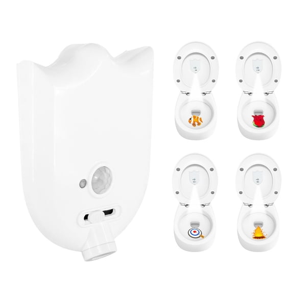 Motion Sensor Toilet Night Light, Motion Sensor Light for Bowls, Motion Activated Toilet Night Light, Novelty Light for Bathroom Fun Gifts Bathroom Accessory