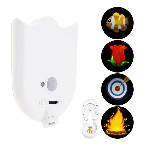 Motion Sensor Toilet Night Light, Motion Sensor Light for Bowls, Motion Activated Toilet Night Light, for Bathroom