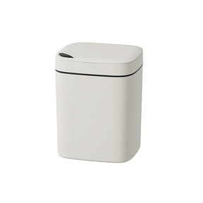 Motion Sensor Trash Can 6 Gallon Automatic Touchless Garbage Bin With Lid Waterproof Narrow Plastic Bathroom Wastebasket White