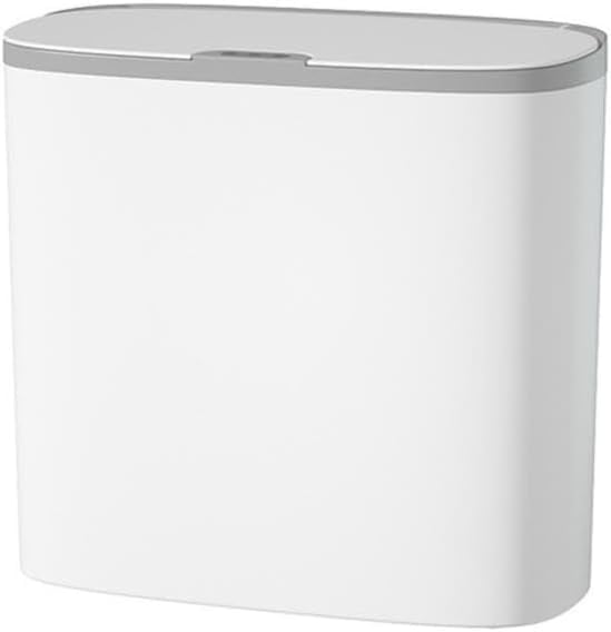 Motion Sensor Trash Can, Wall-Mount Slim Automatic Garbage Can with Lid ...