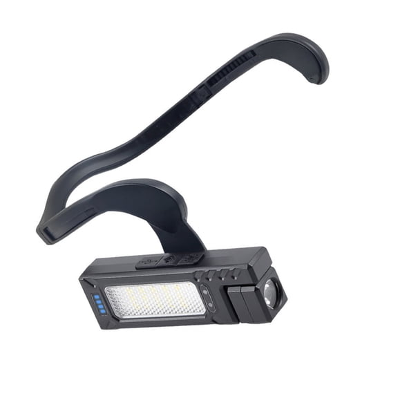 Motion Sensors Headlamp Adjustable Brightness USB Rechargeable Ear Mounted Light Suitable for Outdoor Activity Use