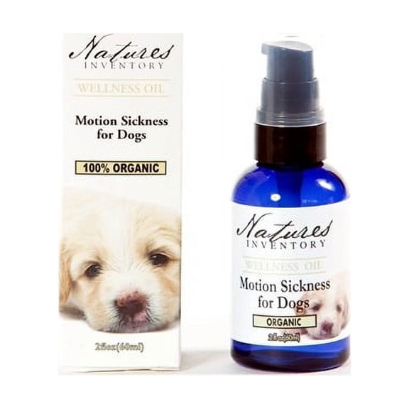 Motion Sickness For Dogs Wellness Oil Nature's Inventory 2 fl oz (60ml) Liquid