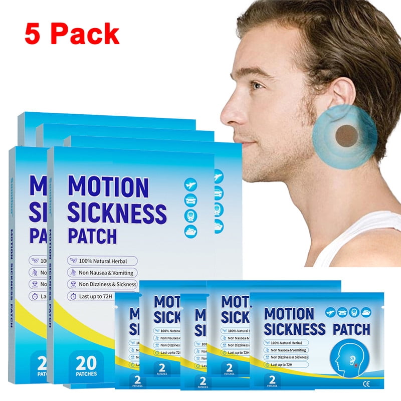 Motion Sickness Patch 20 Pacth Works to Relieve Vomiting, Nausea