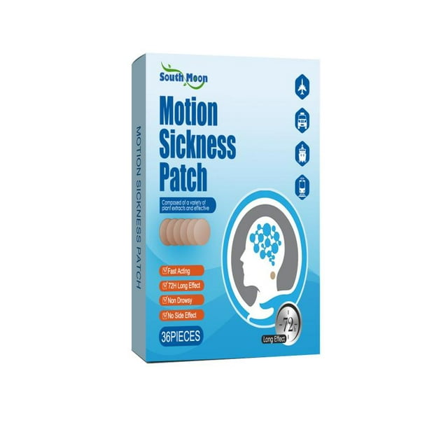 Motion Sickness Patches 36 Count, Sea Sickness Patches Behind Ear for