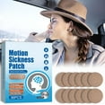 Motion Sickness Patches Dizziness Vertigo & Nausea Relief For Cruise Car And Boat Rides And
