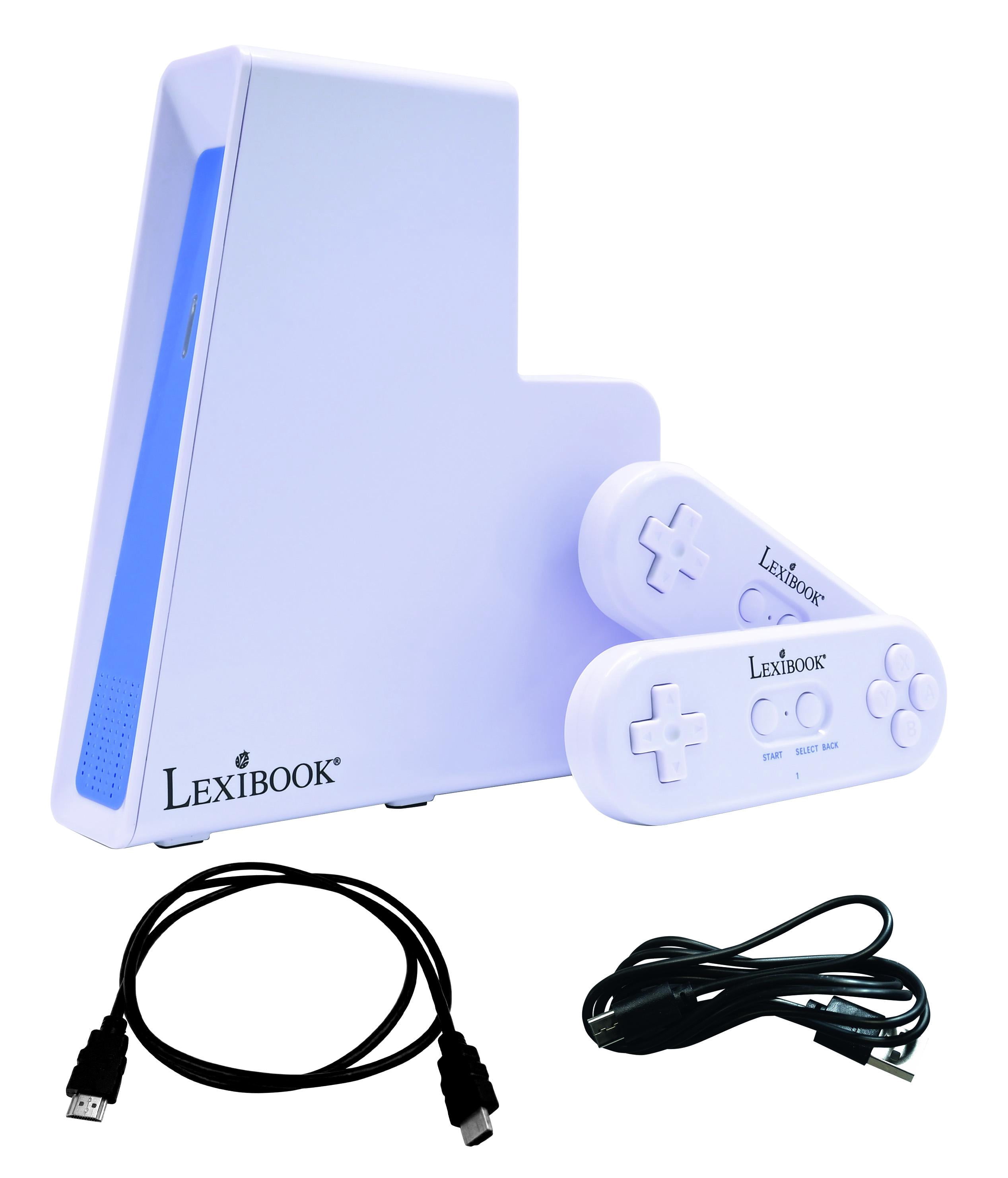 Lexibook TV Game Console with 2 Wireless Controllers, 250 Games, 32-bit ...