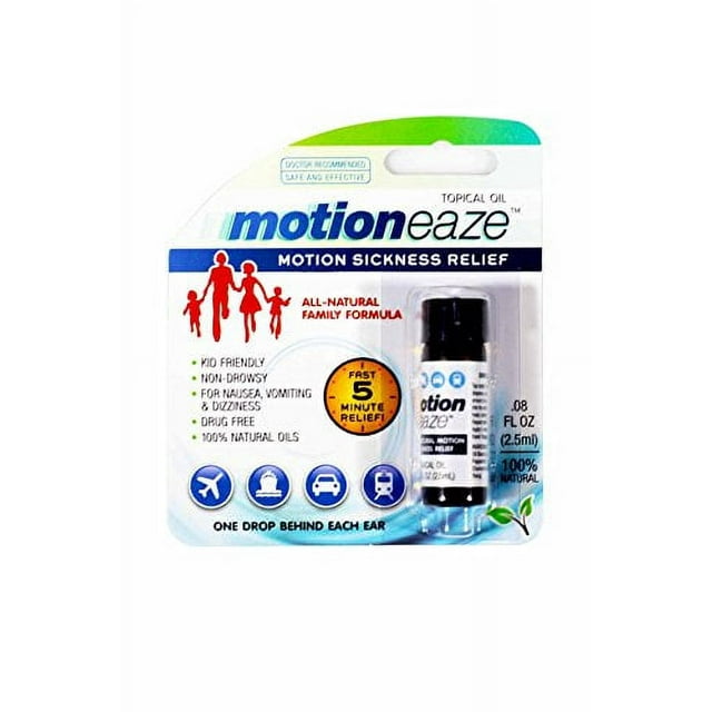 MotionEaze Sickness Relief, AllNatural Topical Liquid, 2.5 ml