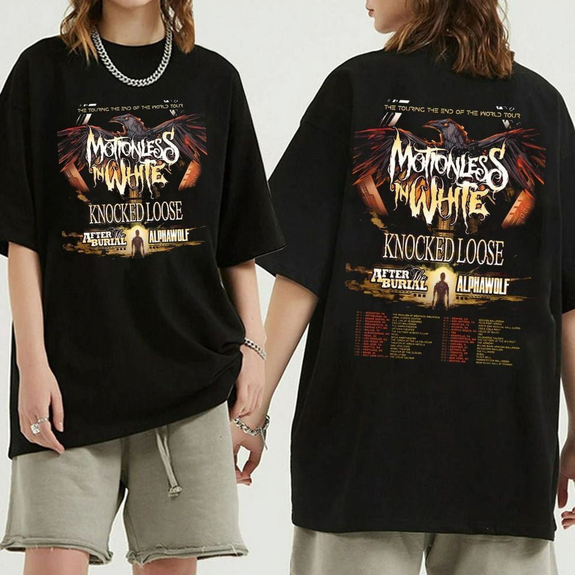 Motionless In White Scoring The End Of The World Tour 2023 Shirt