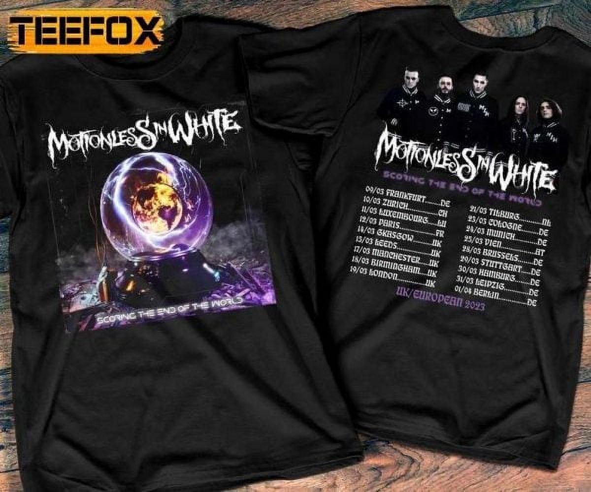 Motionless In White Scoring The End Of The World Uk Europe Tour 2023 T